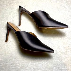 Black mule heels